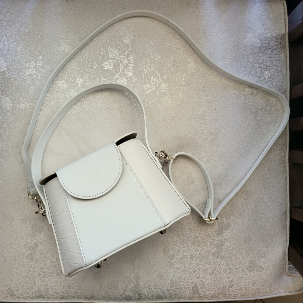 White small Vera Pelle Purse